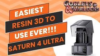 The Easiest Resin 3D Printer to use! Elegoo Saturn 4 Ultra!