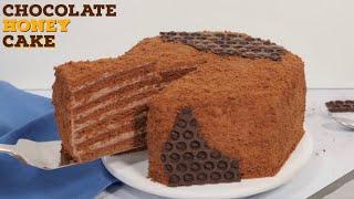 Russian Chocolate Honey Cake Recipe | Medovik Cake | Just Cook!