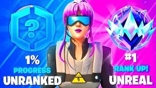 Unranked To Unreal WORLD RECORD Speedrun (Fortnite Ranked)