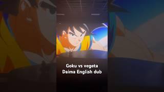 Daima English dub is here and here is goku vs vegeta #anime #gokuvsvegeta#dragonballdaima#subscribe