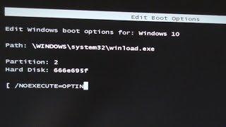 How to hide Boot Options at Windows startup (bcdedit /set optionsedit no)