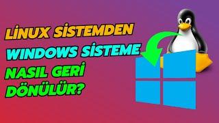 Linux dan Windows a Geri Dönme! WoeUSB İle Windows Kurulumu! Windows USB Hazırlama!WoeUSB İle Format