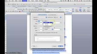 Indenting a Bibliography in Word 2010 (Mac)