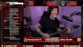 Black Veil Brides - Coffin (Jake Pitts playthrough on Twitch)