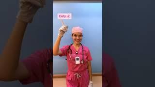 KNYA Med Hot Pink Medical Scrubs : Women’s Essential Scrubs #shorts