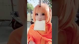 Denji & Pochita Cutting down trees  Chainsaw Man Cosplay #shorts