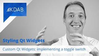 Custom Qt Widgets: Implementing a Toggle Switch