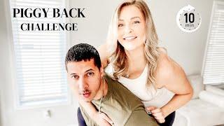 10 MINUTE PIGGYBACK CHALLENGE // Pt.2 boyfriend edition