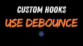 React Debounce Hook | Frontend Interview Experience | React Interview Questions