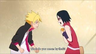 Boruto and Sarada scramble for bread | Boruto Funny Moment [English Sub]