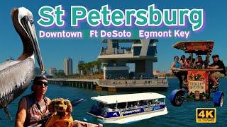 ST PETERSBURG, FL  - Downtown, Fort DeSoto & Egmont Key