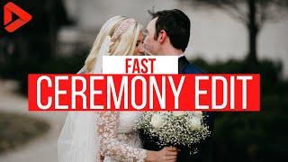 How to QUICKLY Edit a Wedding Ceremony Video | FCPX Multicam