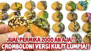 VIRAL!! CROMBOLONI MINI VERSI KULIT LUMPIA YANG BIKIN KANTONG TEBAL || JUAL 2000AN AJA PERMIKA