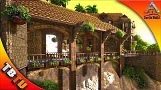 CASTLE BRIDGE! Ark Survival Evolved Castle Build - Ark Building Tutorials