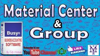 How to create material centre in busy 18,godown create in busy,godown group create part 9