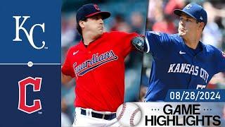 Cleveland Guardians vs. Kansas City Royals Full Game Highlights 08/28/2024 | MLB Highlights 2024