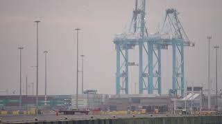 Beautiful Bruges: Port of Zeebrugge, a special oddity on the Belgian coast - 4K video footage