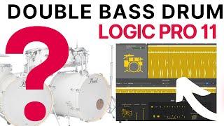 Logic Pro 11 DOUBLE BASS DRUMS PATTERNS Drummer Session Player