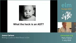 "Making a LaTeX-to-Html parser in elm" by James Carlson