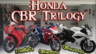 Honda CBR250r CBR600rr CBR1000rr - Honda CBR Trilogy Experience