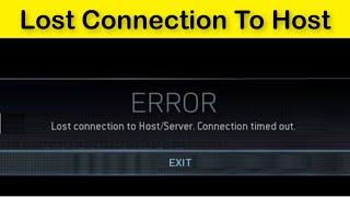 Call Of Duty Cold War - " Lost Connection To Host " - COD Black Ops Cold War - How To Fix