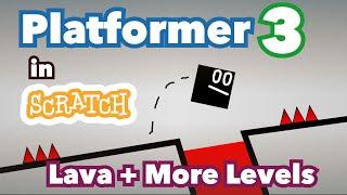 How to Make a Wall-Jumping Platformer with Lava | Scratch Platformer Tutorial Part 3