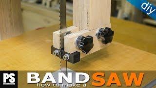 Making a homemade Band Saw (part3 / blade guides)