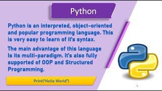 Python Definition | What is Python | ProgrammingGeek