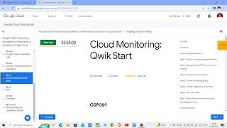 Cloud Monitoring: Qwik Start || Lab Solution || Step By Step Tutorial || GDSC 2023