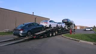 Abrams Auto Transport Unloading