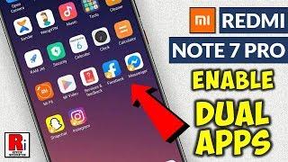 How To Enable Dual Apps In Xiaomi Redmi Note 7 Pro