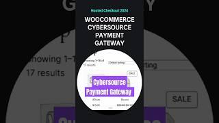 Cybersource Payment Gateway Hosted Checkout! #shorts #woocommerce #cybersource #wordpress