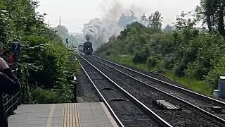 1Z35 - 61306 Mayflower & Class 47853 passing Denham Golf Club - 27/05/23