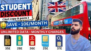 Best Sim card in UK for Students | How to Buy a Sim Card - ONLINE in UK #internationalstudents