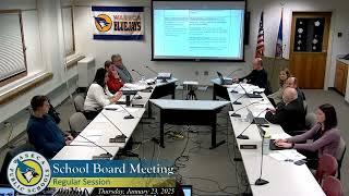 Waseca School Board Meeting 01 23 2025