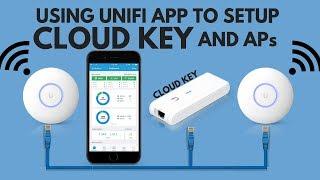 Using UNIFI App to setup CLOUD KEY and APs - 300+ users | English Version