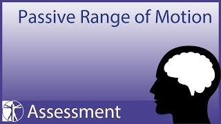 Passive Range of Motion