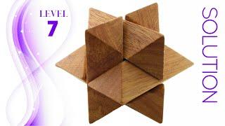 Star a wood puzzle from Puzzle Master - Solution