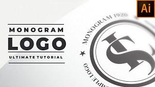 Monogram Logo Illustrator [ Ultimate Tutorial]