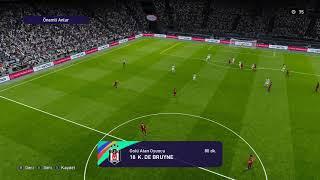 De Bruyne 40 Metre Frikik Golü !! efootball pes 2021 myclub #shorts