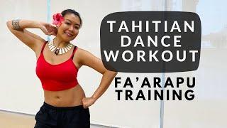 How to FA'ARAPU BASIC STEP/CARDIO DANCE Workout Tutorial/Ori Tahiti Polynesian/Beginners