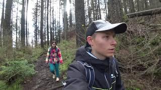 Пошли в поход в дремучий лес в Британской Колумбии! Hiking: Kennedy Falls, Big Cedar tree! PART 1