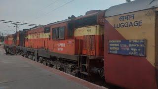 Full Front Coach | Melodious Old School Horns | A Ride behind GTL WDM 3A Twins | INDIAN RAILWAYS