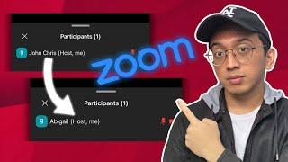 How To Change Your Name In Zoom & During Zoom Meeting (2025)