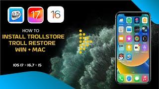 Trollstore iOS 17 - Install Trollstore with TrollRestore iOS 17 / 16.7 RC / 15 (Windows / MAC)