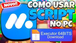 [FACIL] Como usar SCRIPT no PC SEM BYFRON | TUTORIAL COMPLETO ROBLOX | *Novo Executor*