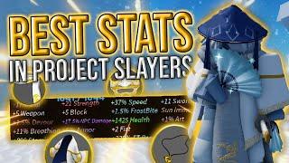 *UPDATED* THE BEST STATS IN PROJECT SLAYERS... [Champion Set]