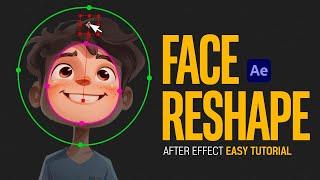 After Effects Face Reshape Easy Simple Animated Tip