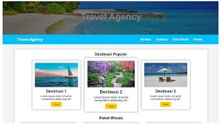 Panduan Membuat Website Travel dengan HTML dan CSS | Panduan Lengkap untuk Pemula