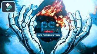 قالب فيلمورا إحترافي مجاناً | Filmora Professional Intro Fire Hands Logo Free